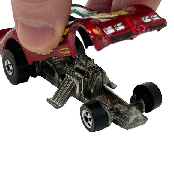 Pontiac Firebird Hot Wheels Funny Car Diecast Car Trans Am Red Vintage Vehicle - Picture 2 of 9